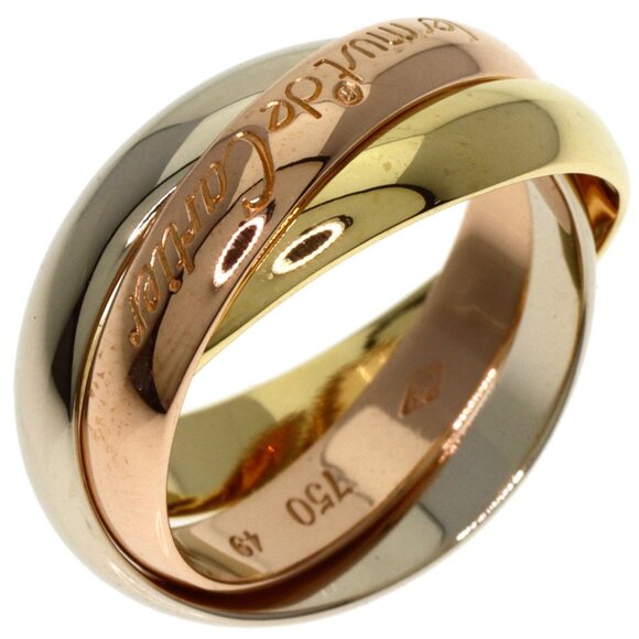 CARTIER 18k Gold Trinity Ring #49 - Picture 2 of 6
